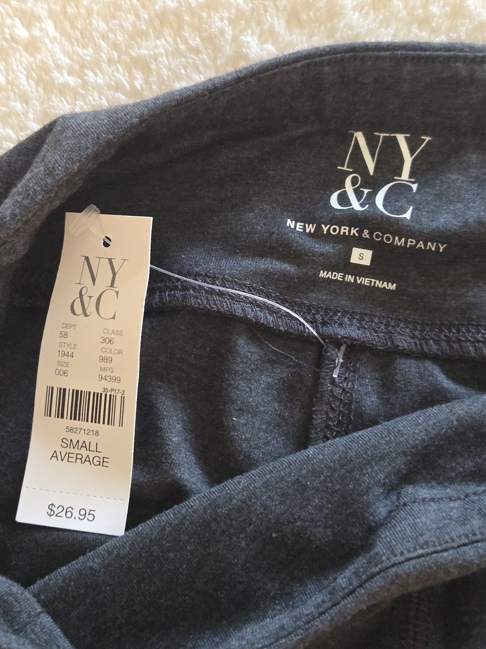NWT..NY&C Bootcut Yoga Pants Sz S - Picture 2 of 4